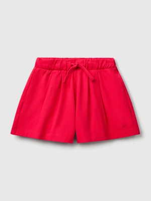 Benetton, Shorts In Pure Cotton, size S, Fuchsia, Kids United Colors of Benetton