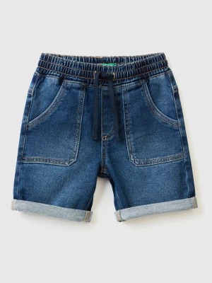Benetton, Shorts In Stretch Denim, size 104, Blue, Kids United Colors of Benetton
