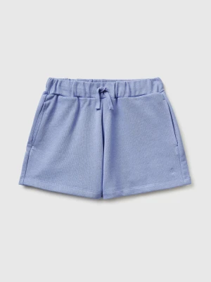 Benetton, Shorts In Sweat Fabric With Drawstring, Size: XL, Lavender, Kids United Colors of Benetton