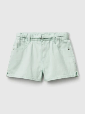 Benetton, Shorts With Belt, size XL, Aqua, Kids United Colors of Benetton
