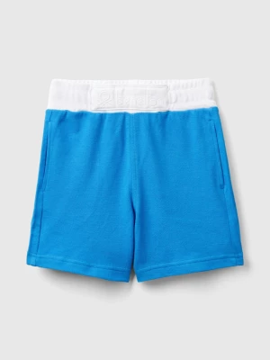 Benetton, Shorts With Drawstring, size 82, Blue, Kids United Colors of Benetton