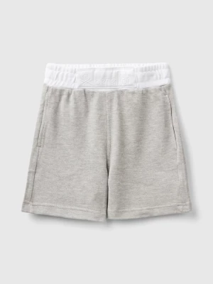 Benetton, Shorts With Drawstring, size 82, Gray, Kids United Colors of Benetton