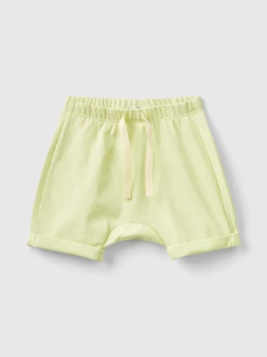 Benetton, Shorts With Patch On The Back, size 82, Lime, Kids United Colors of Benetton