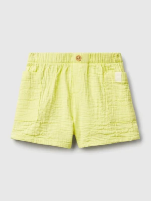 Benetton, Shorts With Pockets, size 82, Lime, Kids United Colors of Benetton