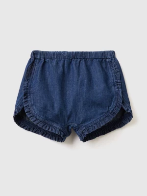 Benetton, Shorts With Rouches, size 56, Dark Blue, Kids United Colors of Benetton