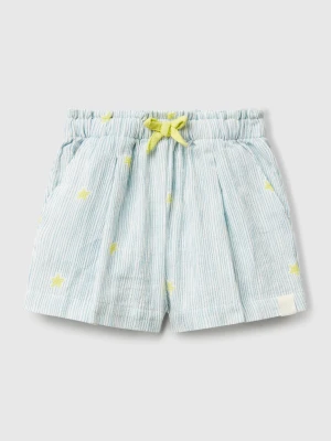 Benetton, Shorts With Stars, size 82, Light Blue, Kids United Colors of Benetton