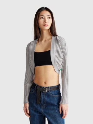 Benetton, Shrug In Viscose Blend, size S, Light Gray, Women United Colors of Benetton