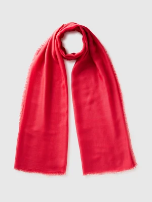 Benetton, Silk Blend Scarf, Size: OS, Red, Women United Colors of Benetton