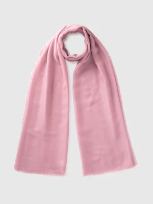 Benetton, Silk Blend Scarf, Size: OS, Soft Pink, Women United Colors of Benetton