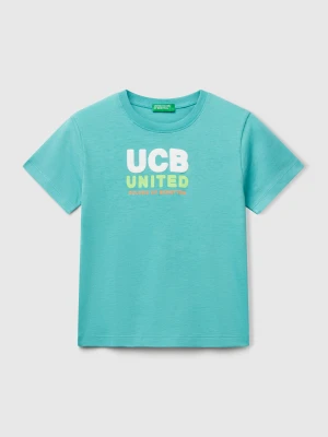 Benetton, T-shirt, Size: 104, Aqua, Kids United Colors of Benetton