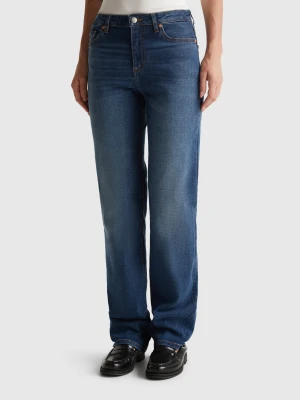 Benetton, Straight Leg Jeans, size 34, Blue, Women United Colors of Benetton