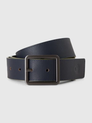 Benetton, Reversible Belt In Imitation Leather, size , Multi-color, Men United Colors of Benetton