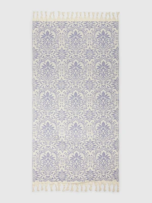 Benetton, Beach Towel With Bag, size OS, Light Blue, Women United Colors of Benetton