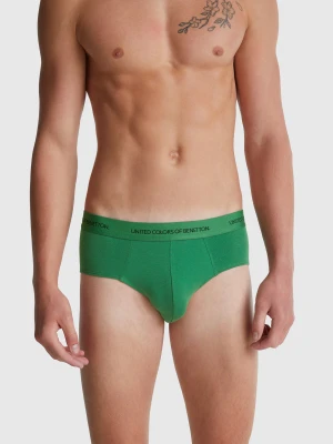 Benetton, Underwear In Stretch Cotton, size XL, Green, Men United Colors of Benetton