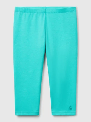 Benetton, Knee-length Stretch Cotton Leggings, size XL, , Kids United Colors of Benetton