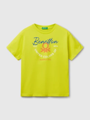 Benetton, T-shirt With Logo, size XL, , Kids United Colors of Benetton