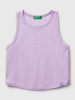 Benetton, Ribbed Tank Top, size XL, Lilac, Kids United Colors of Benetton