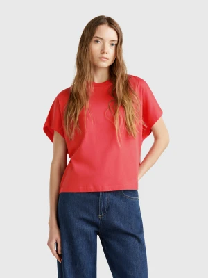 Benetton, Kimono Sleeve T-shirt, size XXS, Brick Red, Women United Colors of Benetton