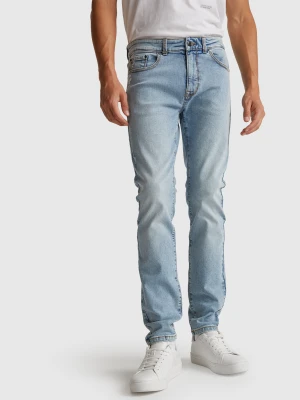 Benetton, Skinny Fit Jeans, Size: 40, Light Blue, Men United Colors of Benetton