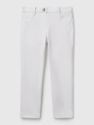 Benetton, Skinny Fit Trousers, size 116, White, Kids United Colors of Benetton