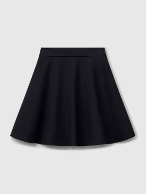 Benetton, Skirt In Viscose Blend, size XL, Black, Kids United Colors of Benetton