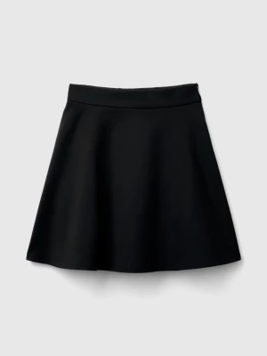 Benetton, Skirt With Pleats, size 3XL, Black, Kids United Colors of Benetton