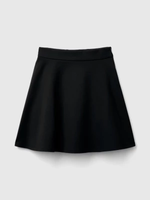 Benetton, Skirt With Pleats, size L, Black, Kids United Colors of Benetton