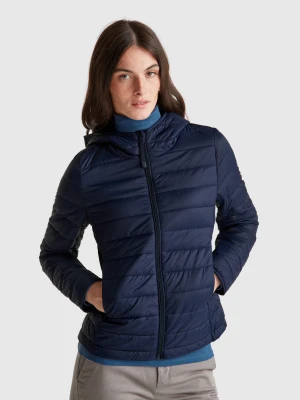 Benetton, Slim Fit Padded Jacket, size XXS, Dark Blue, Women United Colors of Benetton