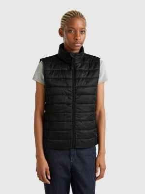 Zdjęcie produktu Benetton, Sleeveless Slim Fit Jacket With Padding, size XXS, Black, Women United Colors of Benetton