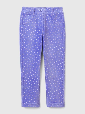 Benetton, Slim Fit Chenille Trousers, size 104, Periwinkle, Kids United Colors of Benetton