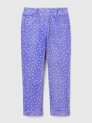 Benetton, Slim Fit Chenille Trousers, size 98, Periwinkle, Kids United Colors of Benetton