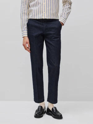 Benetton, Slim-fit Chino Jeans, Size: 36, Blue, Men United Colors of Benetton