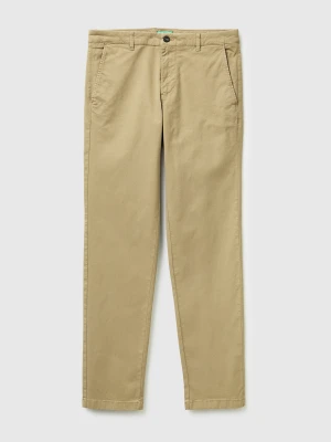 Benetton, Slim Fit Cotton Chinos, Size: 54, Light Green, Men United Colors of Benetton