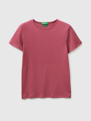 Benetton, Slim Fit Crew Neck T-shirt, Size: XXS, Plum, Women United Colors of Benetton