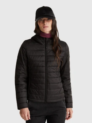 Benetton, Slim Fit Padded Jacket, Size: XXS, Black, Women United Colors of Benetton