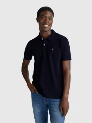 Benetton, Slim Fit Polo, Size: XS, Dark Blue, Men United Colors of Benetton