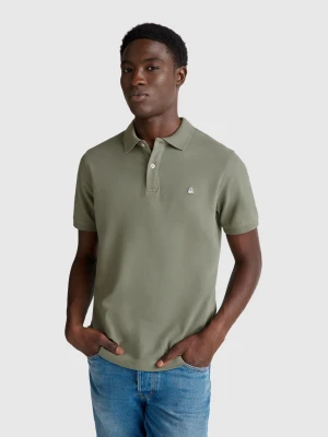 Benetton, Slim Fit Polo, size XS, Gray, Men United Colors of Benetton