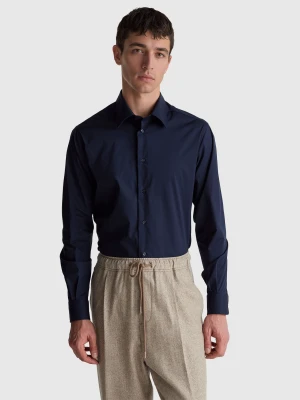 Benetton, Slim Fit Shirt, Size: XS, Dark Blue, Men United Colors of Benetton