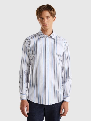 Benetton, Slim Fit Striped Shirt, size S, Multi-color, Men United Colors of Benetton