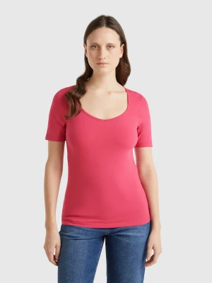 Benetton, Slim Fit T-shirt, size XXS, Strawberry, Women United Colors of Benetton