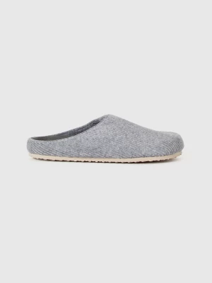 Benetton, Slippers In Cotton Blend, size 45, Light Gray, Women United Colors of Benetton