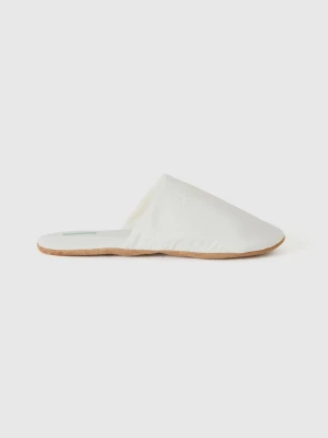 Benetton, Slippers With Case, size 36-37, White, Women United Colors of Benetton