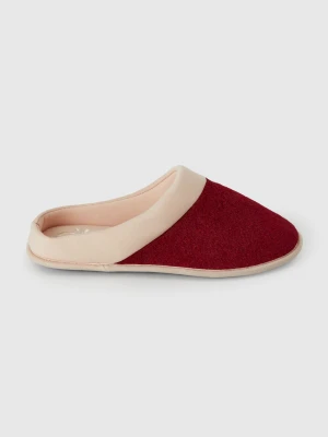 Benetton, Slippers With Logo, Size: 46-47, Burgundy, Women United Colors of Benetton