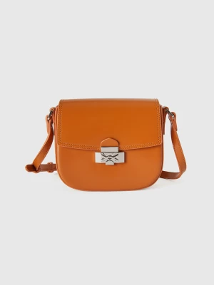 Benetton, Small Crossbody Bag In Synthetic Patent Leather, size OS, , Women United Colors of Benetton