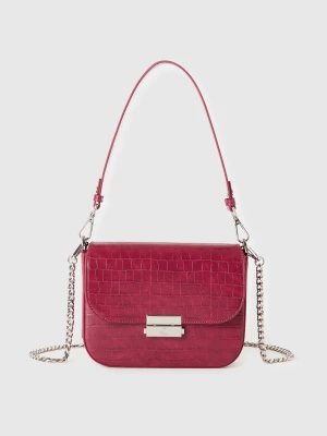 Benetton, Small Red Be Bag With Coconut Print, Size: OS, Strawberry, Women United Colors of Benetton