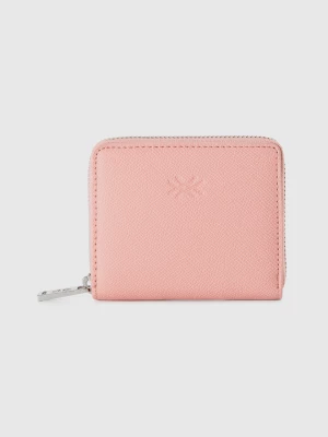 Benetton, Small Zip Wallet, size OS, Pink, Women United Colors of Benetton