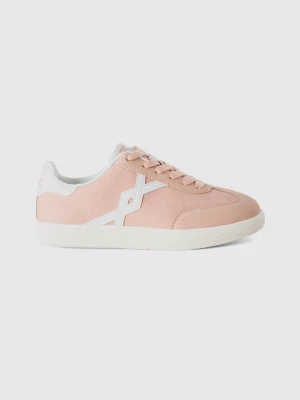 Benetton, Sneakers In Imitation Leather, size 32, Nude, Kids United Colors of Benetton
