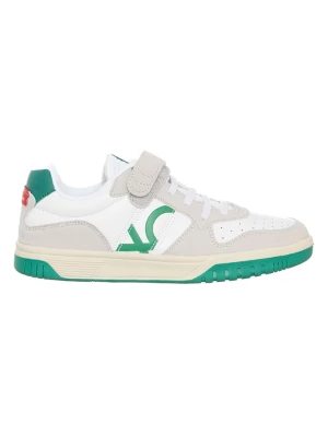 Benetton Sneakersy w kolorze beżowo-zielono-białym rozmiar: 35