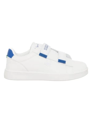 Benetton Sneakersy w kolorze biało-niebieskim rozmiar: 30
