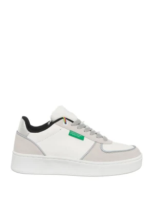 Benetton Sneakersy w kolorze biało-szarym rozmiar: 40